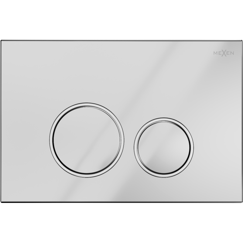 Mexen Fenix Air 05 pneumatické splachovací tlačítko, lesklý chrom - 6A0501