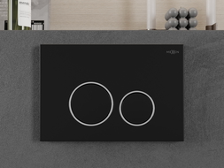 Mexen Fenix Air 05 pneumatické splachovací tlačítko, černé - 6A0503