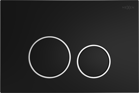 Mexen Fenix Air 05 pneumatické splachovací tlačítko, černé - 6A0503