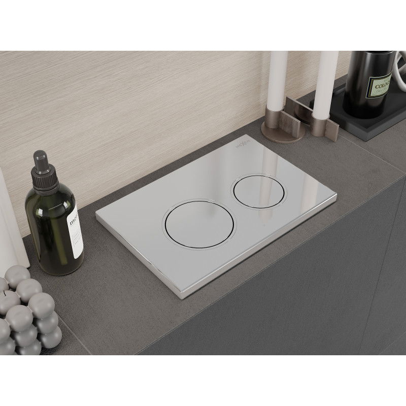 Mexen Fenix Air 07 XS tlačítko splachování pneumatické, chrom lesklý - 6A0701