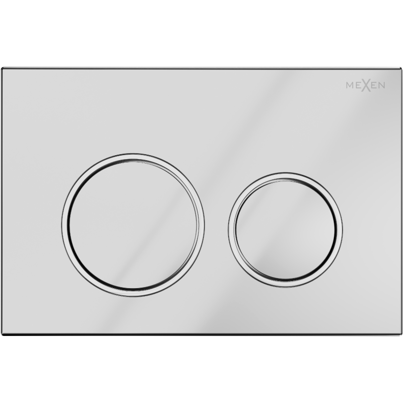 Mexen Fenix Air 07 XS tlačítko splachování pneumatické, chrom lesklý - 6A0701