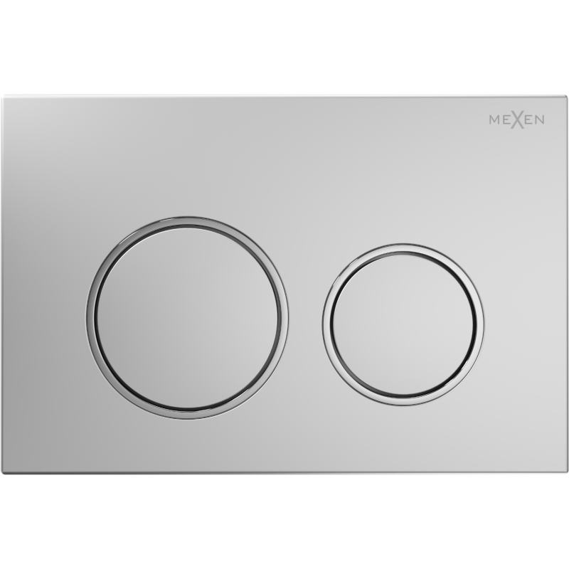 Mexen Fenix Air 07 XS pneumatické splachovací tlačítko, matný chrom - 6A0702