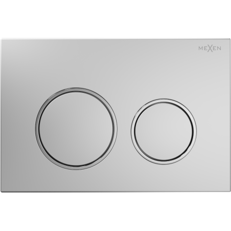 Mexen Fenix Air 07 XS pneumatické splachovací tlačítko, matný chrom - 6A0702