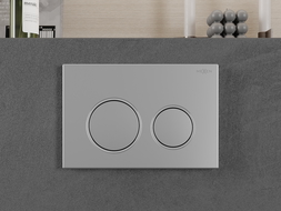 Mexen Fenix Air 07 XS pneumatické splachovací tlačítko, matný chrom - 6A0702