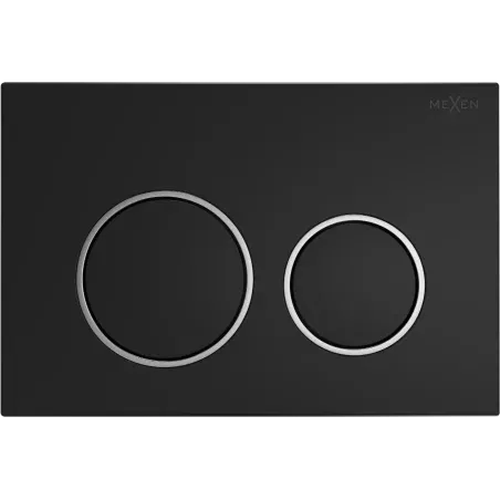 Mexen Fenix Air 07 XS pneumatické splachovací tlačítko, černé - 6A0703