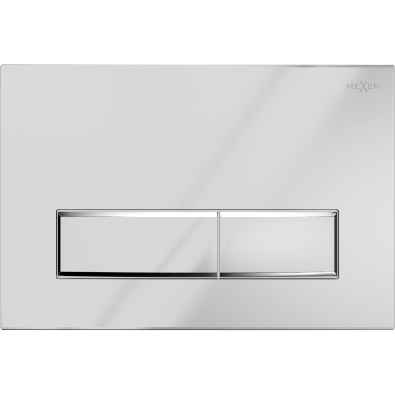 Mexen Fenix Air 09 pneumatické splachovací tlačítko, lesklý chrom - 6A0901