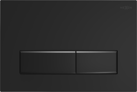 Mexen Fenix Air 09 pneumatické splachovací tlačítko, černé - 6A0903