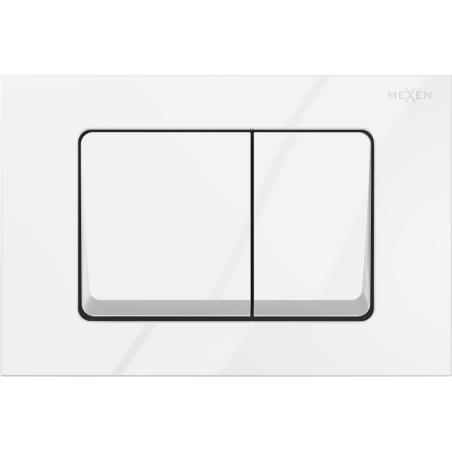 Mexen Fenix Air 10 XS pneumatické splachovací tlačítko, bílá lesklá - 6A1000