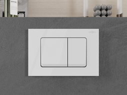 Mexen Fenix Air 10 XS pneumatické splachovací tlačítko, bílá lesklá - 6A1000