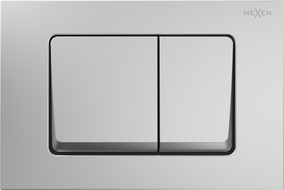 Mexen Fenix Air 10 XS pneumatické splachovací tlačítko, matný chrom - 6A1002