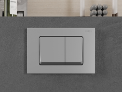 Mexen Fenix Air 10 XS pneumatické splachovací tlačítko, matný chrom - 6A1002