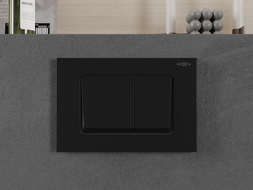 Mexen Fenix Air 10 XS pneumatické splachovací tlačítko, černý mat - 6A1003