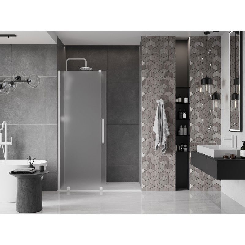 Mexen Velar sprchové dveře posuvné 130 cm, matné, bílé - 871-130-000-31-20