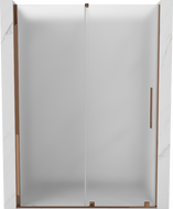 Mexen Velar sprchové dveře posuvné 160 cm, mat, růžové zlato - 871-160-000-31-60