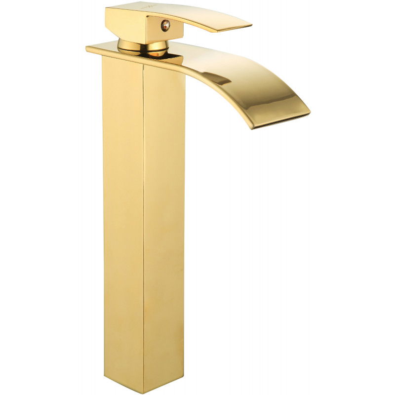 Mexen Aries vysoká umyvadlová baterie, zlatá - 744810-50