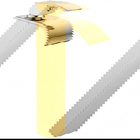 Mexen Aries vysoká umyvadlová baterie, zlatá - 744810-50