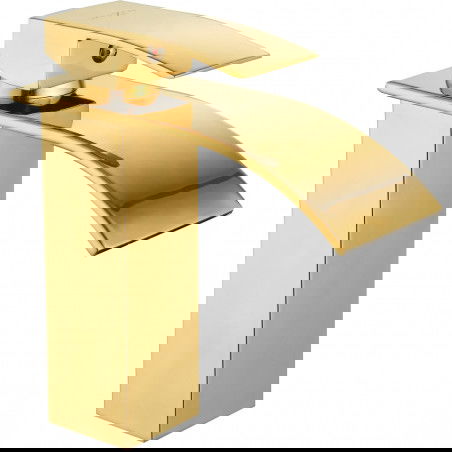 Mexen Aries baterie umyvadlová, zlatá - 744800-50