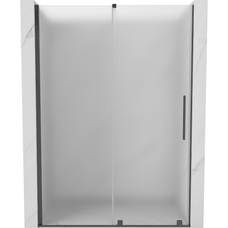 Mexen Velar posuvné sprchové dveře 140 cm, matné, gun gray kartáčovaný - 871-140-000-31-66