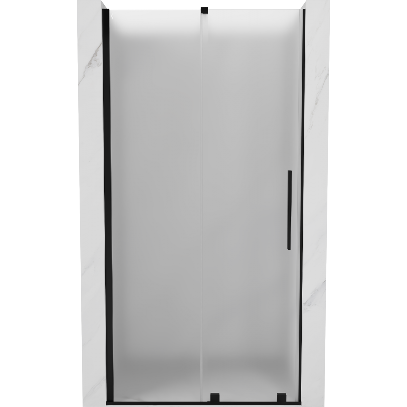 Mexen Velar sprchové dveře posuvné 100 cm, matné, černé - 871-100-000-31-70