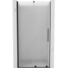 Mexen Velar posuvné sprchové dveře 120 cm, mražené, černé - 871-120-000-31-70