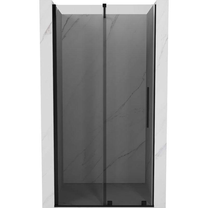 Mexen Velar sprchové dveře posuvné 120 cm, grafit, černé - 871-120-000-41-70