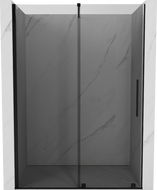 Mexen Velar posuvné sprchové dveře 140 cm, grafit, černé - 871-140-000-41-70