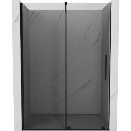 Mexen Velar sprchové dveře posuvné 150 cm, grafit, černé - 871-150-000-41-70