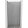 Mexen Velar posuvné sprchové dveře 90 cm, transparentní, kartáčovaný nikl - 871-090-000-01-97