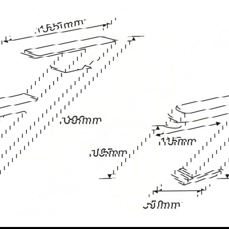Mexen Emma baterie umyvadlová, zlatá kartáčovaná - 71900-50