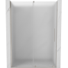 Mexen Velar sprchové dveře posuvné 130 cm, matné, kartáčovaný nikl - 871-130-000-31-97