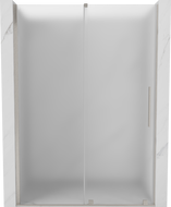Mexen Velar posuvné sprchové dveře 140 cm, matné, kartáčovaný nikl - 871-140-000-31-97