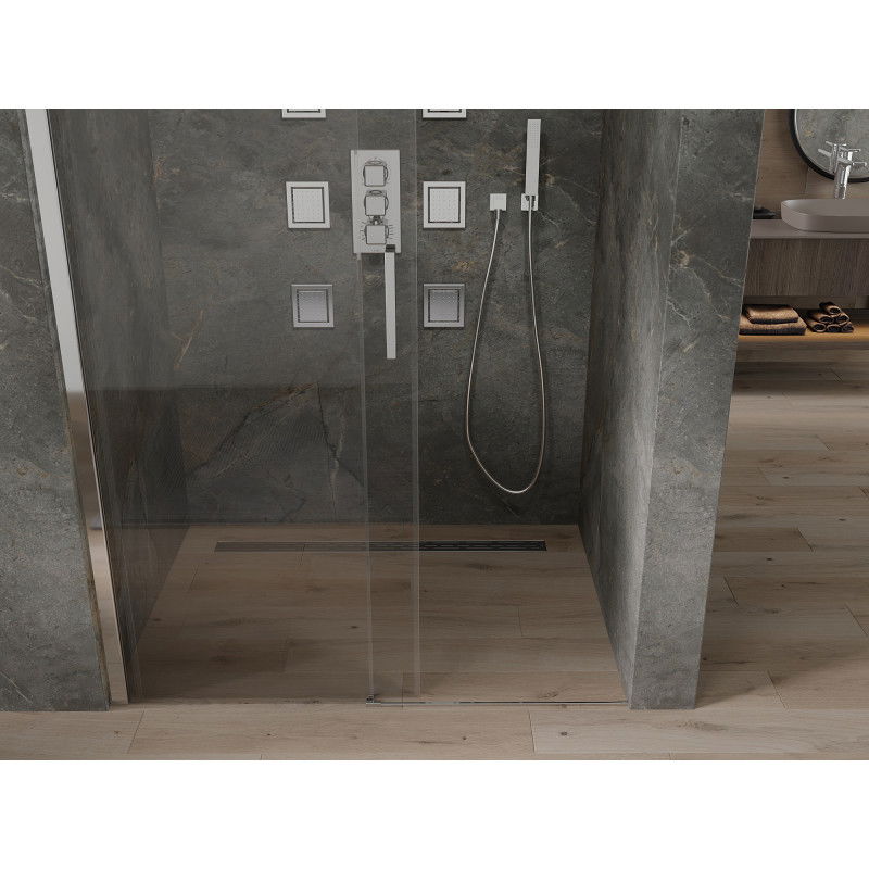 Mexen Omega posuvné sprchové dveře 130 cm, transparentní, chrom - 825-130-000-01-00