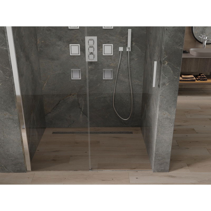 Mexen Omega posuvné sprchové dveře 110 cm, transparentní, chrom - 825-110-000-01-00