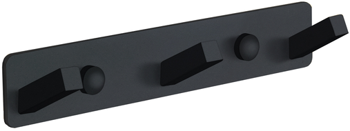 Mexen trojitý háček na ručník, černý - 709173-70