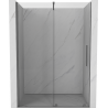 Mexen Velar sprchové dveře posuvné 130 cm, průhledné, gun metal - 871-130-000-01-95