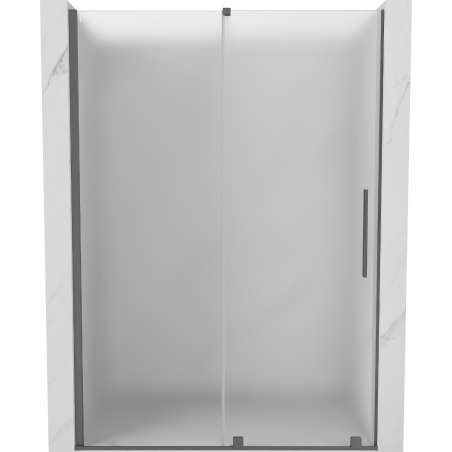 Mexen Velar posuvné sprchové dveře 150 cm, matné, zbraňový kov - 871-150-000-31-95