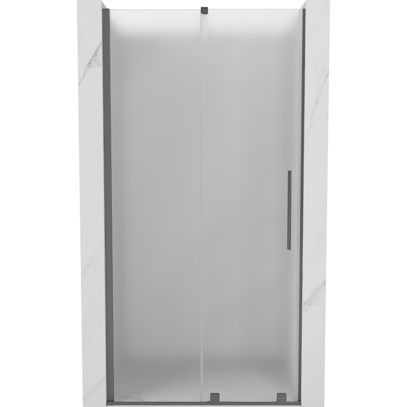 Mexen Velar sprchové dveře posuvné 90 cm, matné, gun metal - 871-090-000-31-95