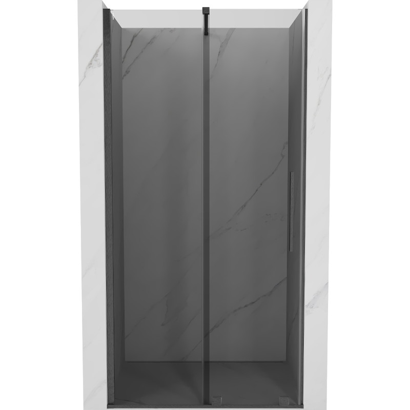 Mexen Velar posuvné sprchové dveře 90 cm, grafit, kartáčovaný gun gray - 871-090-000-41-66