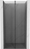 Mexen Velar sprchové dveře posuvné 90 cm, grafit, gun gray kartáčovaný - 871-090-000-41-66