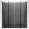 Mexen Velar Duo posuvné sprchové dveře 180 cm, grafit, gun gray kartáčovaný - 871-180-000-42-66
