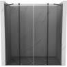 Mexen Velar Duo posuvné sprchové dveře 170 cm, grafit, kovová zbraň - 871-170-000-42-95