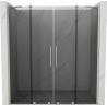 Mexen Velar Duo posuvné sprchové dveře 180 cm, grafit, kartáčovaný nikl - 871-180-000-42-97