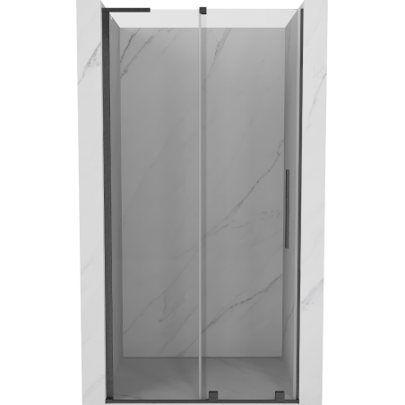 Mexen Velar L posuvné sprchové dveře 90 cm, transparentní, kartáčovaná gun šedá - 871-090-003-01-66