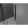 Mexen Velar L posuvné sprchové dveře 90 cm, transparentní, kartáčovaná gun šedá - 871-090-003-01-66