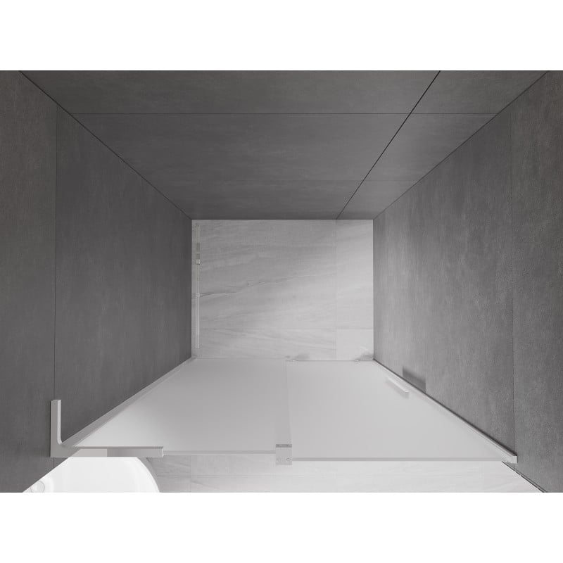 Mexen Velar L sprchové dveře posuvné 100 cm, matné, chrom - 871-100-003-31-01