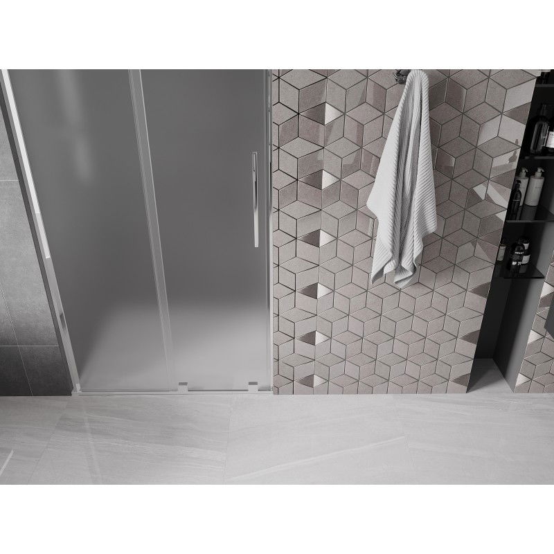 Mexen Velar L posuvné sprchové dveře 90 cm, matné, chrom - 871-090-003-31-01