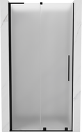 Mexen Velar L sprchové dveře posuvné 110 cm, matné, černé - 871-110-003-31-70