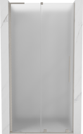 Mexen Velar L sprchové dveře posuvné 110 cm, matné, kartáčovaný nikl - 871-110-003-31-97