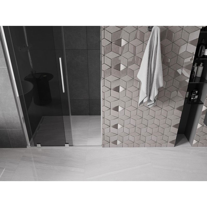 Mexen Velar L posuvné sprchové dveře 120 cm, grafit, chrom - 871-120-003-41-01