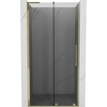 Mexen Velar L sprchové dveře posuvné 90 cm, grafit, zlaté - 871-090-003-41-50